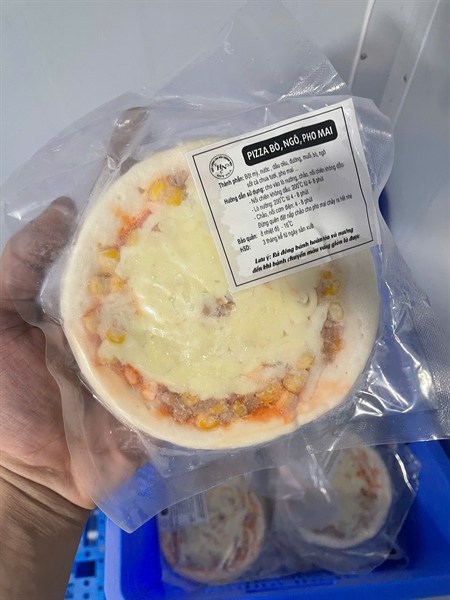 Pizza mini Bò - Ngô - PM size 14