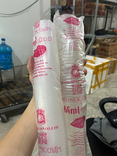 Cốc Nhựa Đựng Xốt Chấm 100c