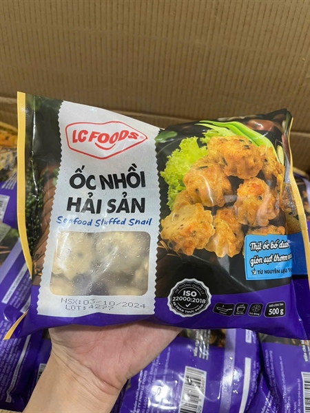Ốc Nhồi Hải Sản 500gr LC